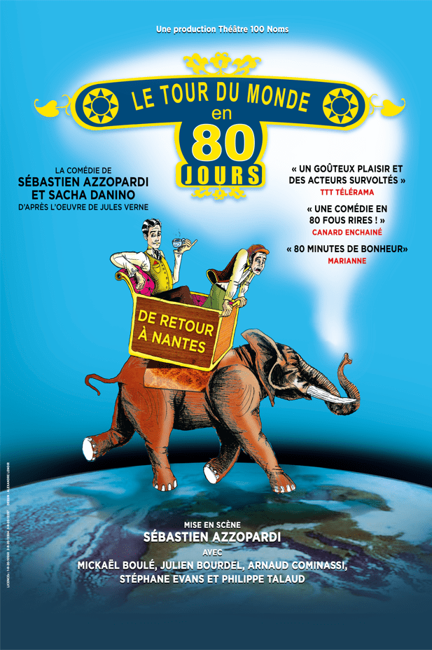 Le tour du monde en 80 jours - Théâtre 100 Noms